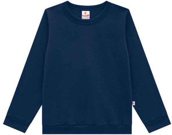 Imagem principal Blusão Infantil Menina Moletom Azul Brandili Brandili