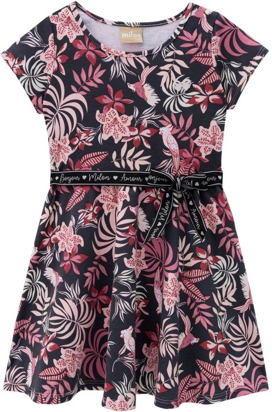 Imagem principal Vestido Infantil Cinza Milon Milon