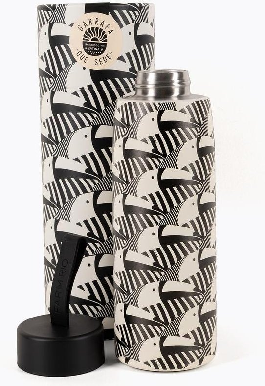 Imagem principal Garrafa que Sede 500ml Bico de Tucano Preto FARM FARM