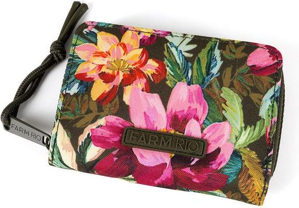 Imagem principal Carteira Ziriguidum Painted Flowers Verde FARM FARM