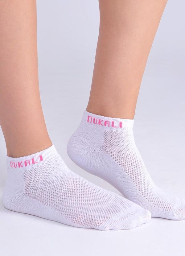 Imagem principal Meia Sapatilha Feminina Branco Dukali Dukali