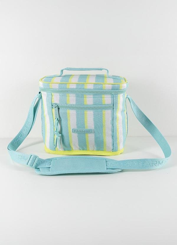 Imagem principal Mini Cooler Farofa Listrado Rio Azul FARM ETC FARM ETC