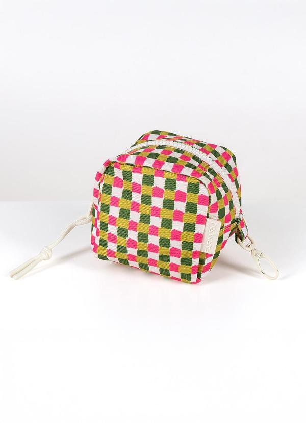 Imagem principal Necessaire Caçula Quadriculado Verde FARM FARM