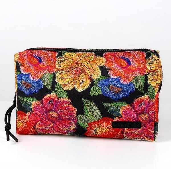 Imagem principal Necessaire Ora Bolas Floral Paraiso Preto FARM FARM