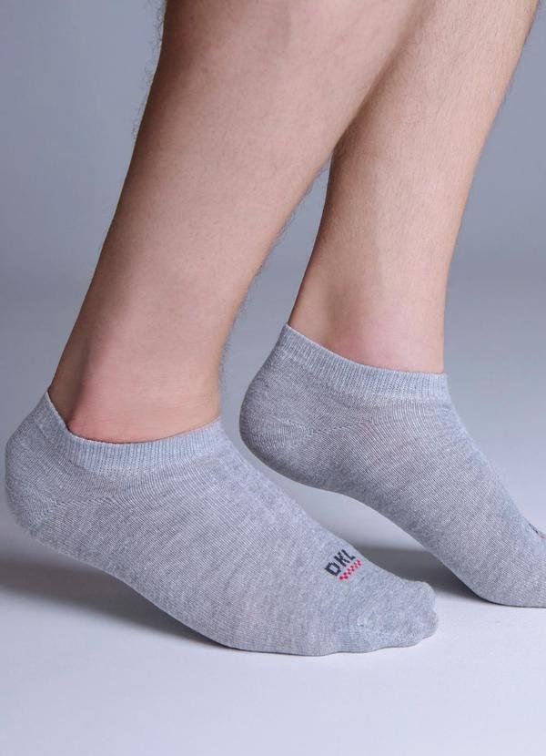 Imagem principal Meia Sapatilha Masculina Cinza Dukali Dukali
