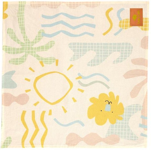 Imagem principal Bandana Unissex em Viscolinho Bege Três e Já Três e Já