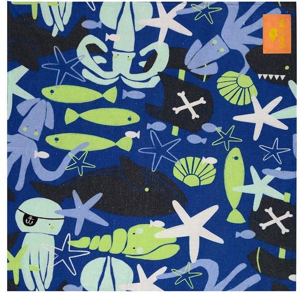 Imagem principal Bandana Unissex Omar em Viscolinho Azul Três e Já Três e Já