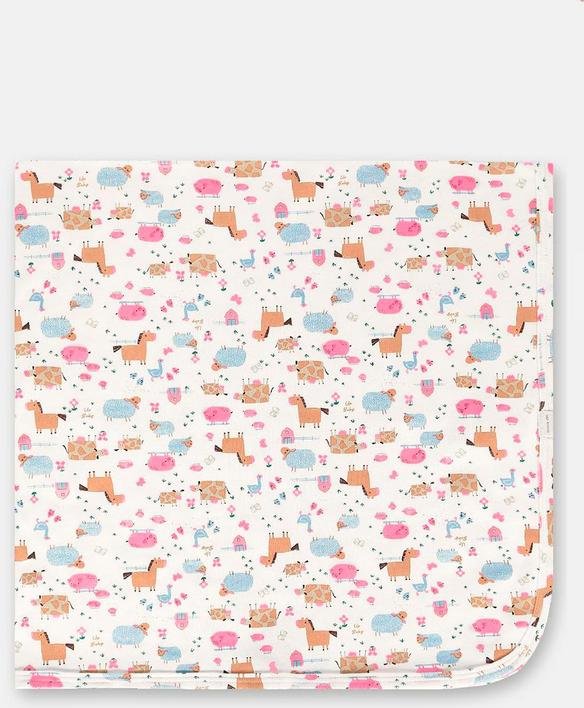 Imagem principal Manta Suedine Estampa Abstrata Up Baby Branco Up Baby