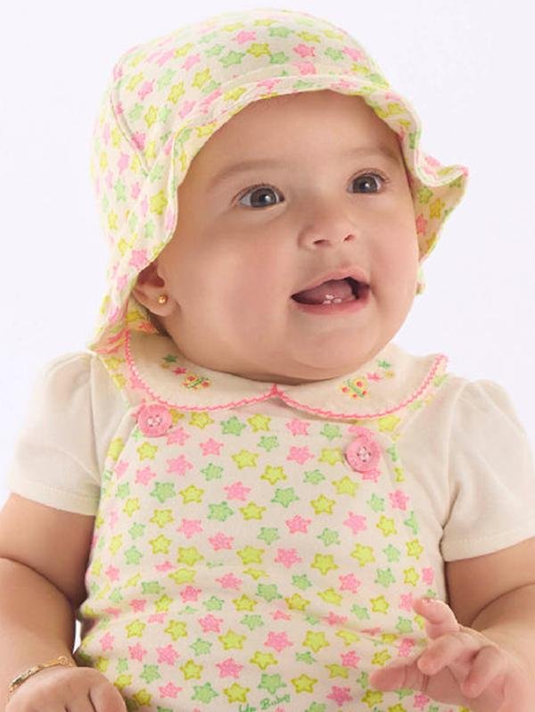 Bucket Hat Bebê Unissex Suedine Up Baby Branco