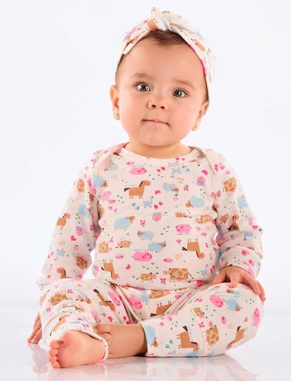 Faixa Cabelo Bebê Menina em Suedine Up Baby Branco