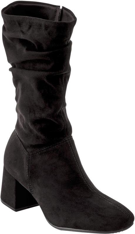 Bota Beira Rio Preto em Camurça