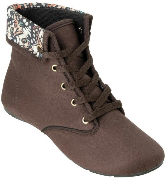 Imagem principal Bota Café em Camurça Sintética Perfecta Perfecta