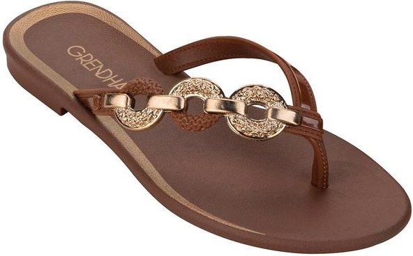 Chinelo Grendha Essencial Marrom