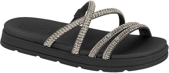 Imagem principal Chinelo Moleca Preto com Detalhe de Strass MOLECA