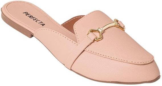 Imagem principal Mule Bege em Sintético com Adereço Perfecta Perfecta