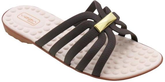 Rasteira Chocolate com Palmilha Confort