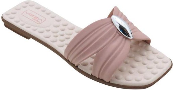 Imagem principal Rasteira com Cabedal Vazado Rosa Perfecta Perfecta