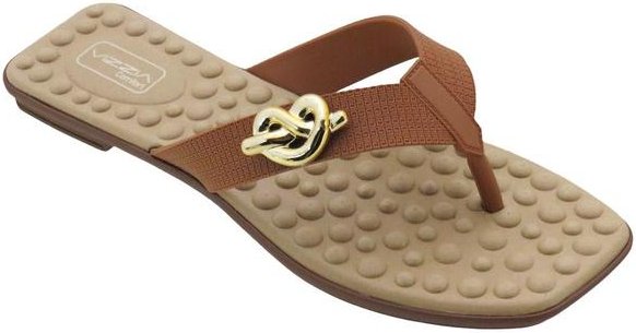 Imagem principal Rasteira com Palmilha Confort Caramelo Perfecta Perfecta