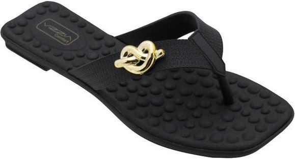 Imagem principal Rasteira com Palmilha Confort Preta Perfecta Perfecta