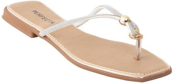 Imagem principal Rasteira Prata com Strass Perfecta Perfecta