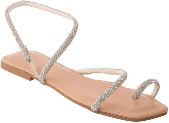 Imagem principal Rasteira Prata em Sintético Perfecta Perfecta