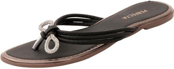 Imagem principal Rasteira Preta em Sintético Perfecta Perfecta