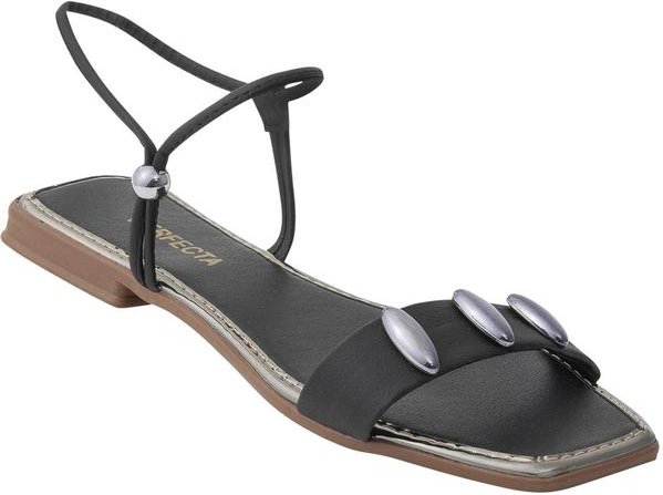 Imagem principal Rasteira Preta em Sintético Perfecta Perfecta