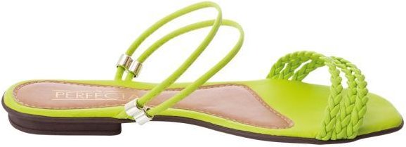 Imagem principal Rasteira Verde em Sintético Perfecta Perfecta