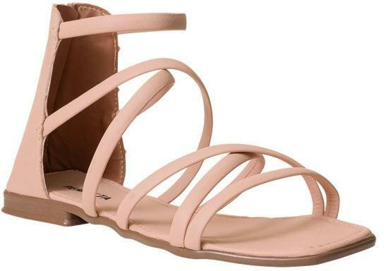 Imagem principal Rasteirinha Bege com Fechamento em Zíper Perfecta Perfecta