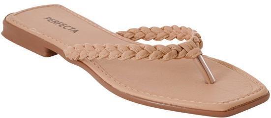 Imagem principal Rasteirinha Begê em Sintético Perfecta Perfecta