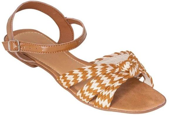 Imagem principal Rasteirinha Caramelo com Detalhe de Amarração Perfecta Perfecta