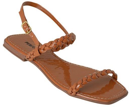 Imagem principal Rasteirinha Caramelo com Tiras Transsadas Perfecta Perfecta