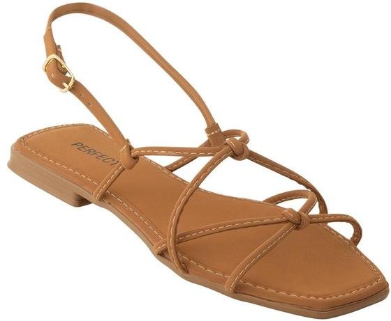 Imagem principal Rasteirinha Caramelo em Nobuck Perfecta Perfecta