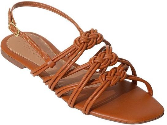 Imagem principal Rasteirinha Caramelo em Sintético Perfecta Perfecta