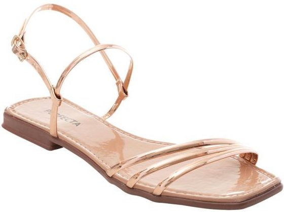 Imagem principal Rasteirinha Cobre em Sintético Verniz Perfecta Perfecta