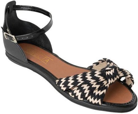 Imagem principal Rasteirinha Preta com Tiras Amarradas Perfecta Perfecta