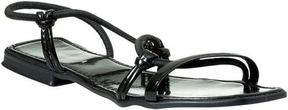 Imagem principal Rasteirinha Preta em Sintético Verniz Perfecta Perfecta