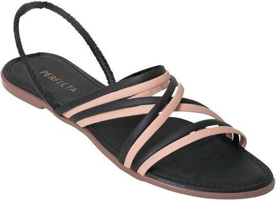 Imagem principal Rasteirinha Preta em Sintético Perfecta Perfecta