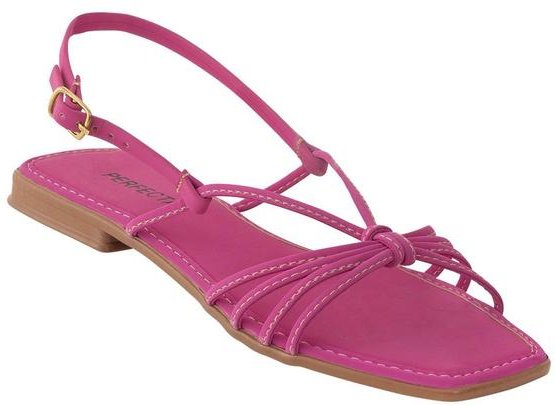 Imagem principal Rasteirinha Rosa em Nobuck Perfecta Perfecta