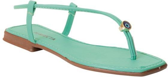 Imagem principal Rasteirinha Verde em Sintético Perfecta Perfecta