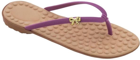 Rasteirinha Violeta em Pvc