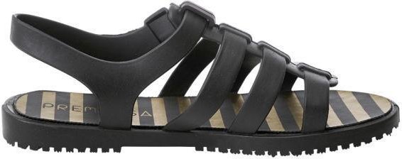 Imagem principal Sandália Preta com Fechamento em Botões Perfecta Perfecta