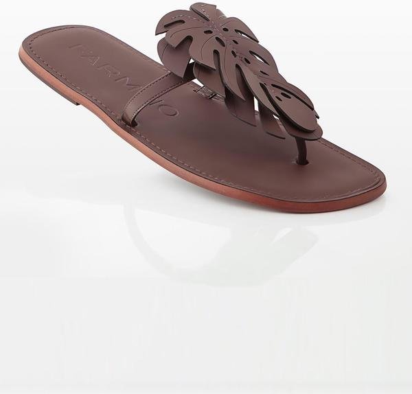 Imagem principal Sandália Salto Rasteiro Marrom FARM FARM