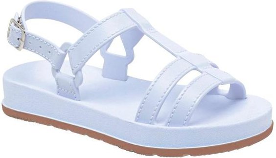 Imagem principal Sandália Branca com Fechamento em Fivela Perfecta Perfecta