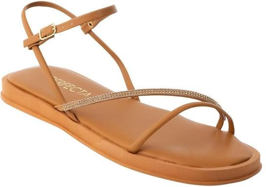 Sandália Caramelo em Sintético