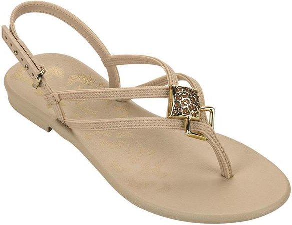 Sandalia Grendha Liberdade Sand Bege