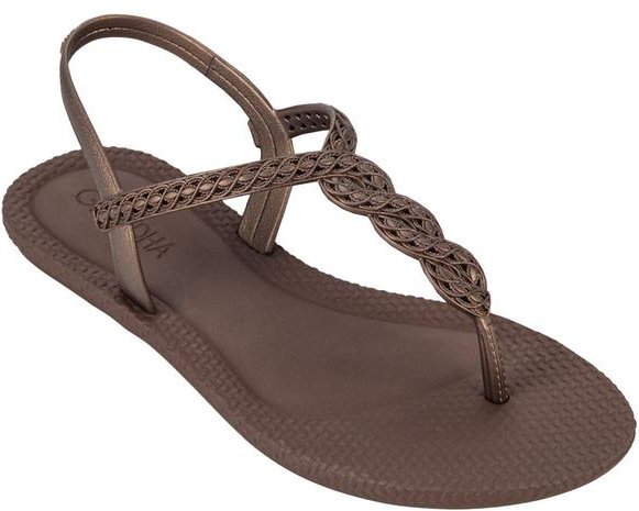 Sandália Grendha Todo Dia Elegante Bronze