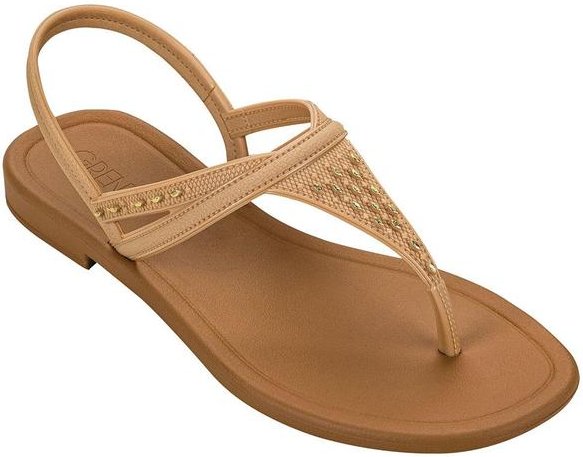 Sandália Grendha Todo Dia Emociona Bege