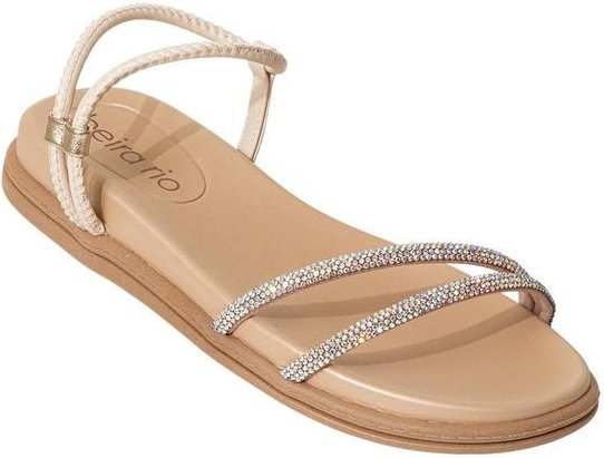 Imagem principal Sandália Papete Beira Rio Creme em Sintético BEIRA RIO