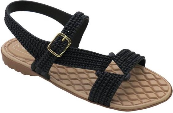 Imagem principal Sandalia Preta com Fechamento em Fivela Perfecta Perfecta